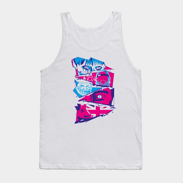 Black Mirror Tank Top by quadrin